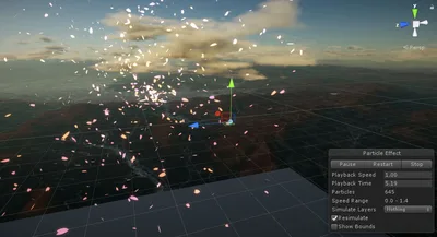 [無料]桜パーティクル