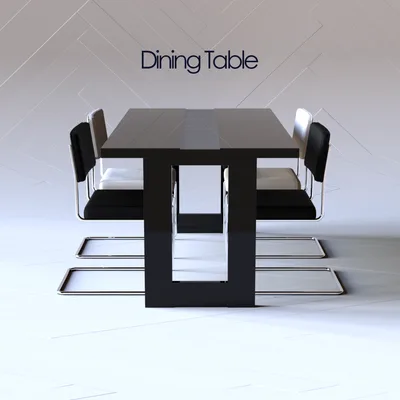 VRChat向け　ダイニングテーブルセット