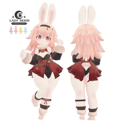 オリジナル3Dモデル【レディムーン】