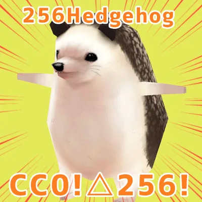 256Hedgehog / オリジナル3Dモデル