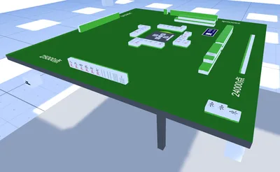 【VRChatワールド用】全自動麻雀卓【青空麻雀】