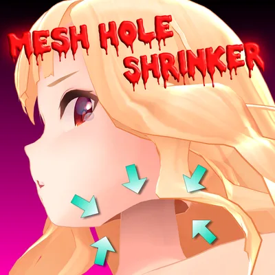 無料★アバターの頭の穴を縮めるやつ MeshHoleShrinker