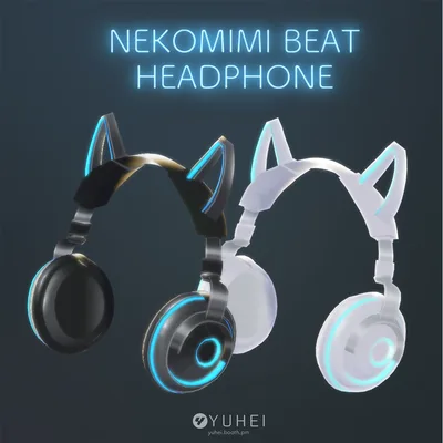 NEKOMIMI BEAT HEADPHONE【BLACK&WHITE】