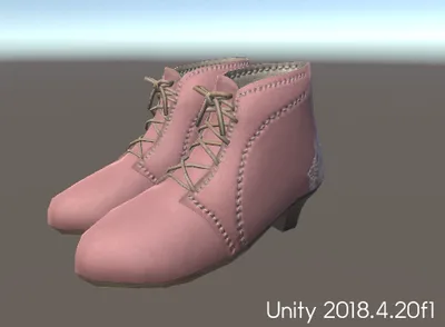 レースアンクルブーツ(Boots001)