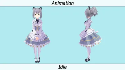 VRC用　メイドアニメーション(Maid Motion)