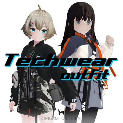 【アバター用服飾アイテム】TechWear Outfit