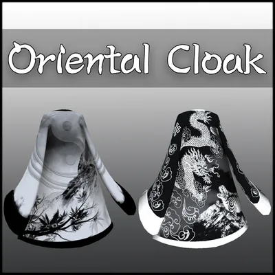 [3Dモデル]東洋のマント