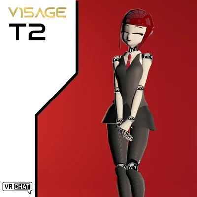 [Original 3D Model] V15AGE T2 Hotel Formal Robot VRChat Avatar