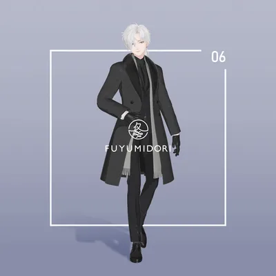 【VRC対応3D服飾モデル】FUYUMIDORI Classic Coat ver4.02