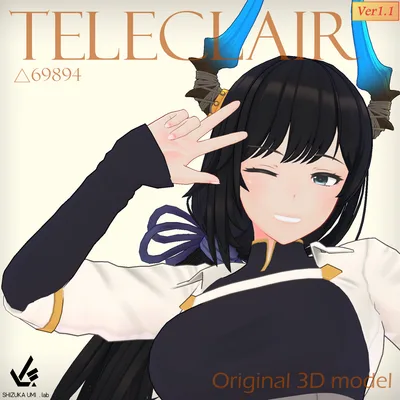 【オリジナル3Dアバター】テレクレア(Teleclair)