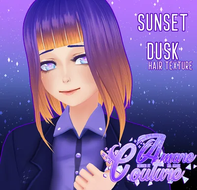 [AC] SUNSET DUSK HAIR TEXTURE