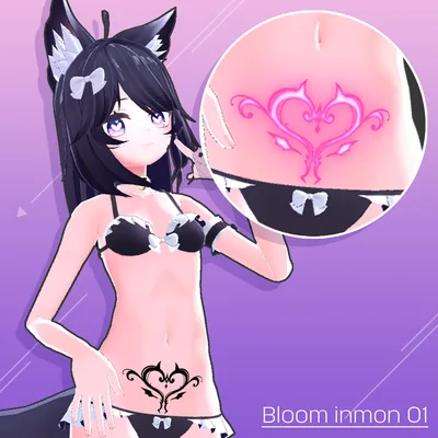 【VRC対応】光る淫紋