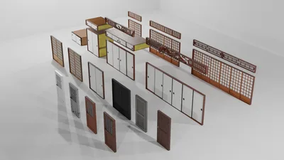 【VRChat World SDK3】ドアセット