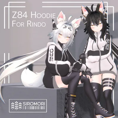 Rindo Z84 Zip Up Hoodie ・ 竜胆Z84ジップアップフード