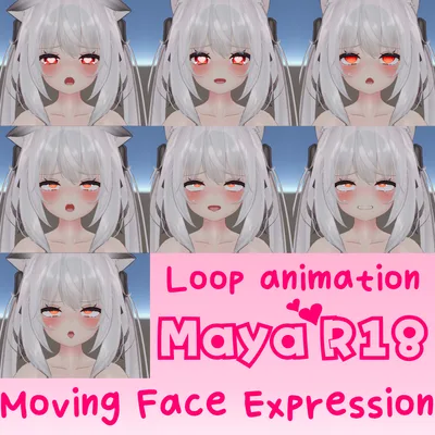 Maya『舞夜』R-18 Moving Face Expression