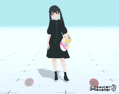 VRC用　スケボーアニメーション(Skateboard Motion)