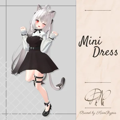 [3Dモデル]ミニドレス(Maya●舞夜専用)