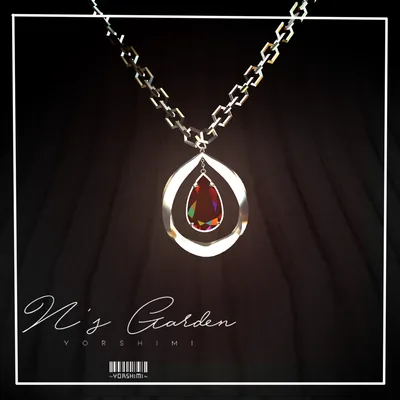 [3Dモデル]Dewdrop Necklace