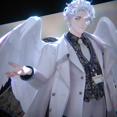 【3Dmodel】天使リーマン【VRChat avatar】