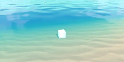 【VRChat対応】原神風の海シェーダ /Sea shader like Genshin