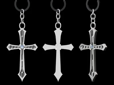 (free,無料) Cross earrings クロスイヤリング