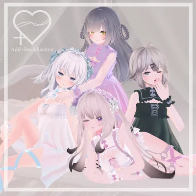 chAngel dress♡桔梗/ルルリア/舞夜/こまどアバター(旧)/セレスティア/リーファ/透羽/ルシフェ対応