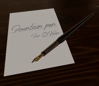 【QvPen差し替え】万年筆