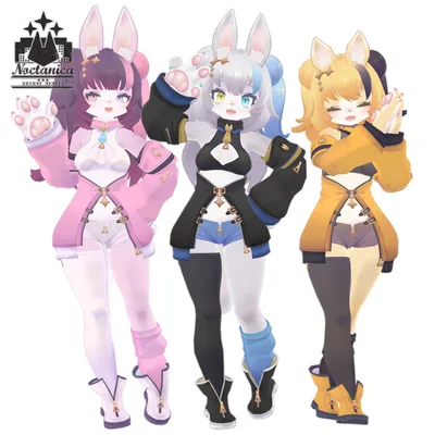 オリジナル3Dモデル【ノクタニカ】