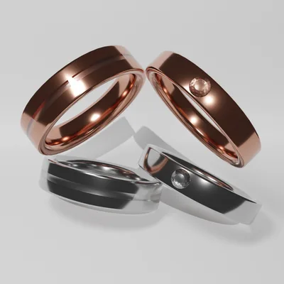 近付くと色が変わる！Reactive Pair Ring