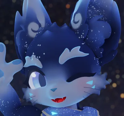 [BlueGuaShop] -3Dモデル-Vix-plays trick on you, little trickster!