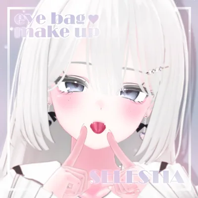 Selestia eyebag makeup texture 💜