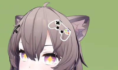 【無料】ゲームコントローラのアクセサリー(VRChat用3Dモデル)