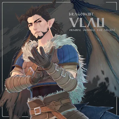 【オリジナル3Dモデル】　ドラゴニュート・ヴラウ