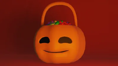 【VRChat向け】Halloween Candy Bucket