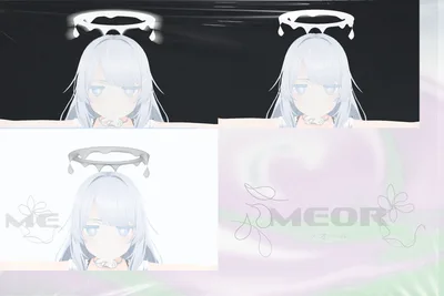 したたる天使の輪　三種類【VRC想定】Meor type LIQ