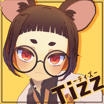 【無料】VRC想定オリジナル3Dモデル「Tizz-ティズ-」