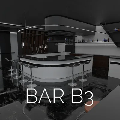 3Dモデル [Bar B3]