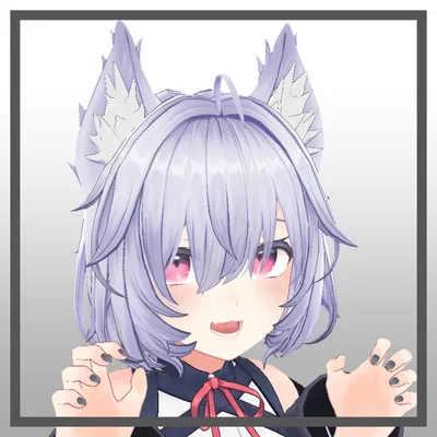 わしゃわしゃ耳付きショートボブ