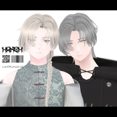 sheer hair 【VRC想定hair】