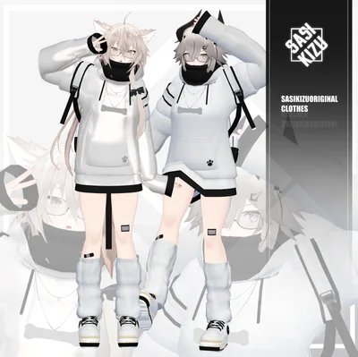 SASIKIZU式モデル専用衣装「INU_HOODIE」