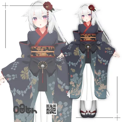 【桔梗対応】木瓜 - 振袖着物コーデセット/QUINCE KIMONO