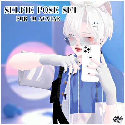 【10アバター対応】 selfie Pose Set
