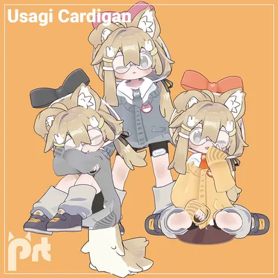 Usagi Cardigan for Mamehinata