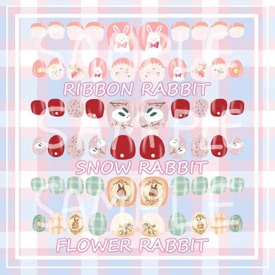 [MAYA] Nail art_The year of the raibbit