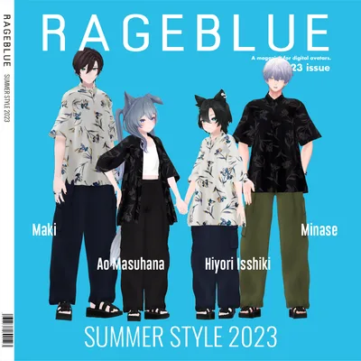 and ST RAGEBLUE「Flower shirt co-ord」