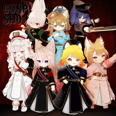 【10アバター対応】HeHの軍服少女