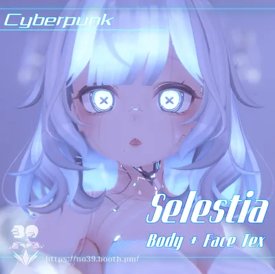 【Selestia専用】Cyberpunk-Eyes+Makeup+Body Tex[HD-PSD]♥