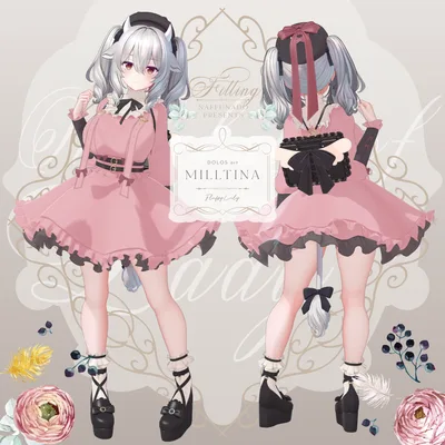 オリジナル3Dモデル「FluffyLily」#なっふな堂