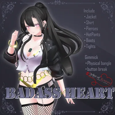 5アバター対応「BadassHeart」