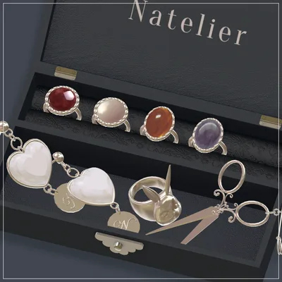 【無料】アンティークアクセサリー【3Dモデル】